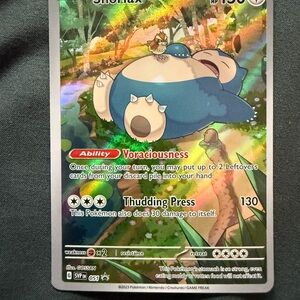 Snorlax Card - Blue and White